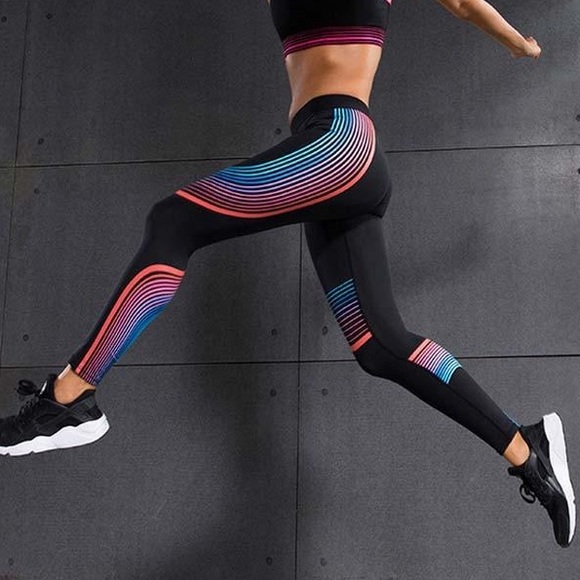 rainbow nike leggings